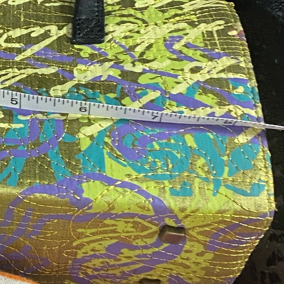 Kristen Lee Designs, Water Knabe, Silk Floral, Mini Bag, Satchel, RARE, like new - Picture 11 of 13